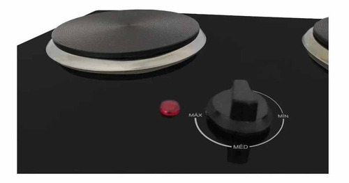 Imagem 5 de 5 de Fogão Cooktop Gourmet Elétrico De Embutir 2 Placas 127v