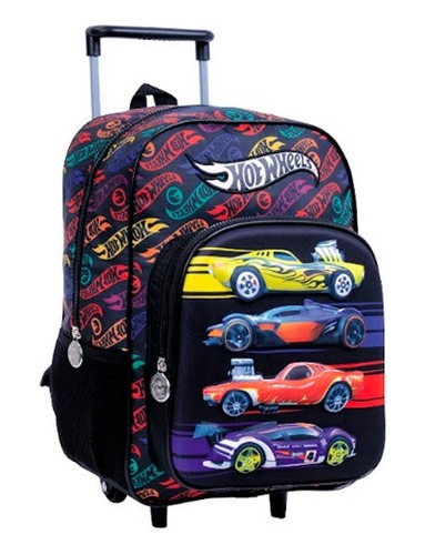 Mochila Con Carro 14  Hot Wheels 3d (6399)