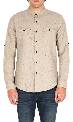 Camisas cuello mao hombre c&a sale
