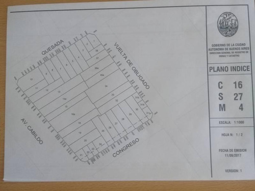 Terreno Nuñez, Apto Para Construir 1500 M2.