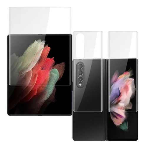 Film Hidrogel Interno Externo 4 Caras Para Samsung Z Fold 5