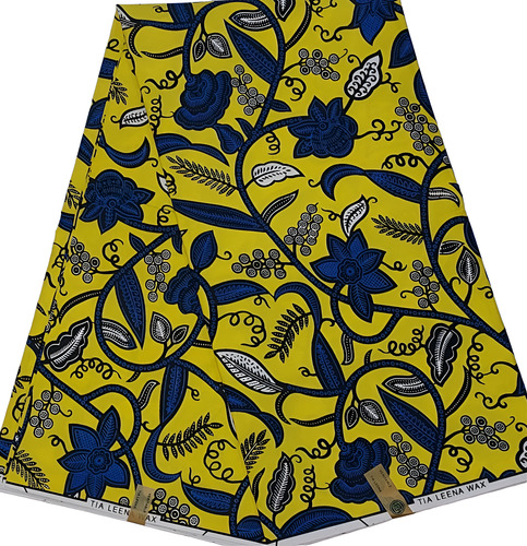 Tecidos Africanos (ankaras , Capulanas E Panos). Amarelo E Outras Cores Listras