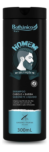 Shampoo Homem Multiação Bothânico Hair 300ml