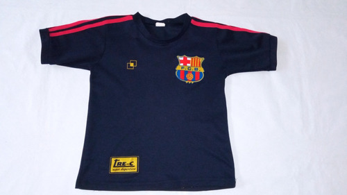 Remera Futbol Barcelona Barca Niño Varón 4 5 Años