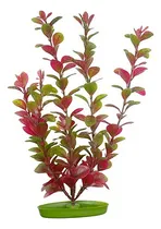 Comprar Accesorios Para Acuario - Planta Plastico Red Ludwigia 12 Cm