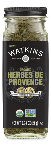 Watkins Hierbas Organicas De Provence, 0.74 Onzas, 1 Unidad