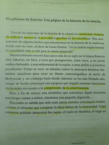 Introduc. Al Pensamiento Cientifico Cbc/ 1 Er Y 2do Parcial. (Usado)