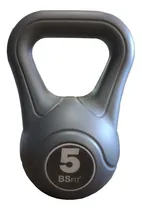 Comprar Pesas Rusas Bsfit Kettlebell Plastica 5kg Fitness Mancuerna Color Gris