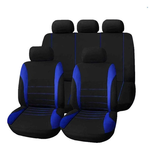 9 Fundas De Asiento Universales For Coche Juego Completo De