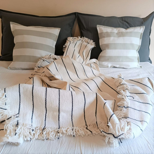 Imagen 6 de 10 de Fundas Almohadon 50x70 Tusor Nordico Cama X 2 Varios Colores