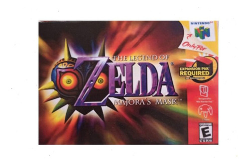 Juego Zelda 64 Majoras Mask Físico Caja Repro