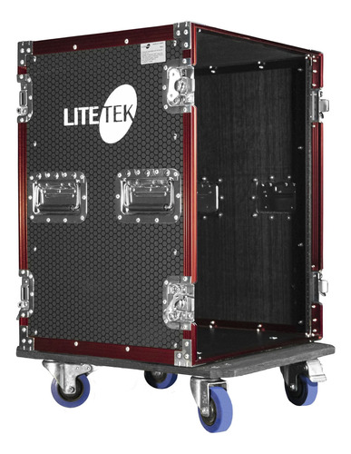 Lite Tek Rack14 Rack De 14 Espacios Reforzado Con Ruedas