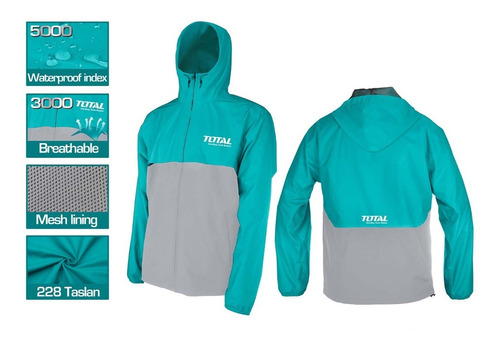 Chaqueta Impermeable Para Trabajo Total Tools