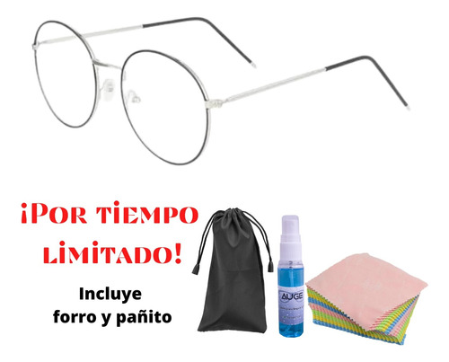 Combo Gafas Diseño Frances Filtro Blue Ray Para Celular, Tv