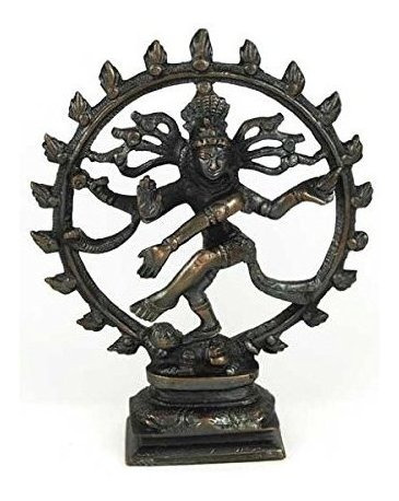 Estatua Bronce Antiguo Shiva 5.9 In