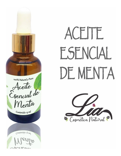 Aceite Esencial De Menta, 100% Puro, Envío A Todo El Perú