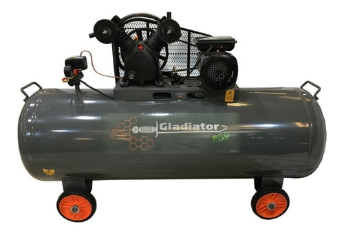 Compresor de aire eléctrico Gladiator CE 820/220/M/50/3 200L 3hp 220V gris