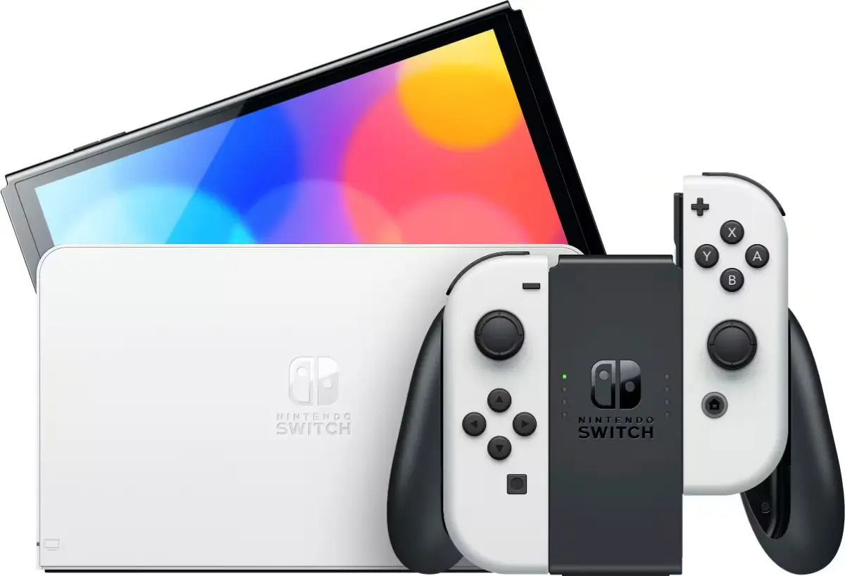 Nintendo Switch Oled 64gb Standard Com Joy-con Branco