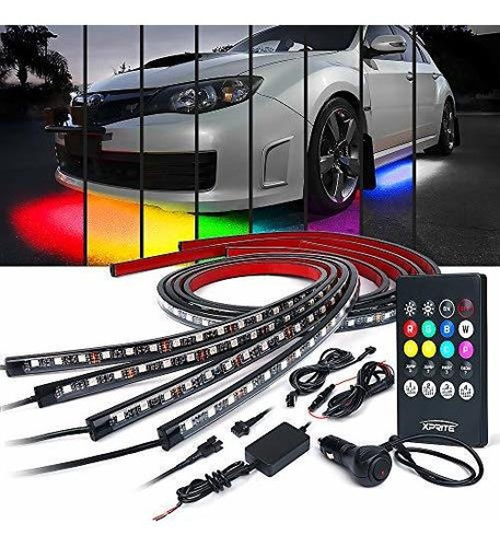 Luces Led Para Exterior De Coche 190 Cm Xprite C/ Fuente