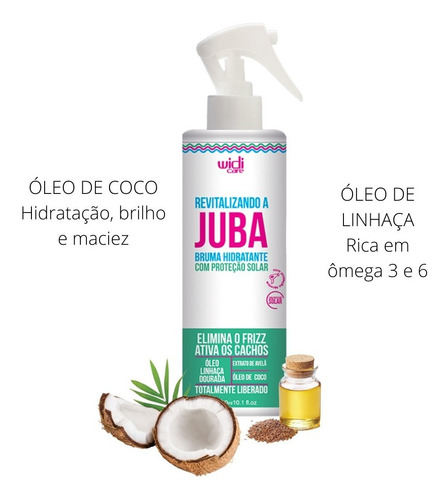 Revitalizando A Juba Bruma Hidratante 300ml - Widi Care