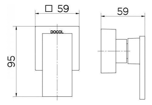 Acabamento Registro Deca 1/2 3/4 E 1 Edge Cobre Escovado