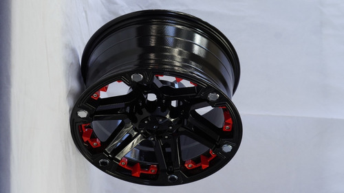 Llantas Aro 16x8 Modelo 665 6x139 Black Red Iusent