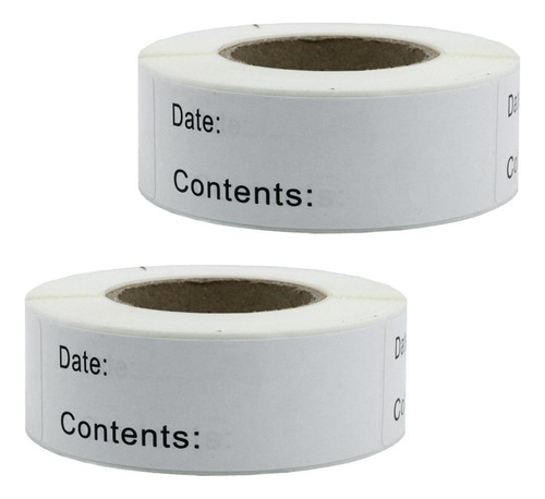. 2pcs 250x Etiquetas De Almacenamiento De Alimentos En En