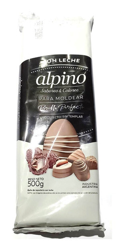 Chocolate Alpino X 500 Grs! Ideal Para Reposteria Y Bombones