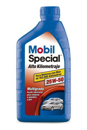 Aceite Mobil Special Alto Kilometraje 25w50 1l