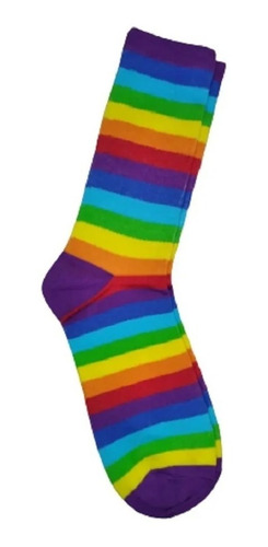 6 Calcetines Medias Pride Lgtb - Algodón Arcoíris - Unisex