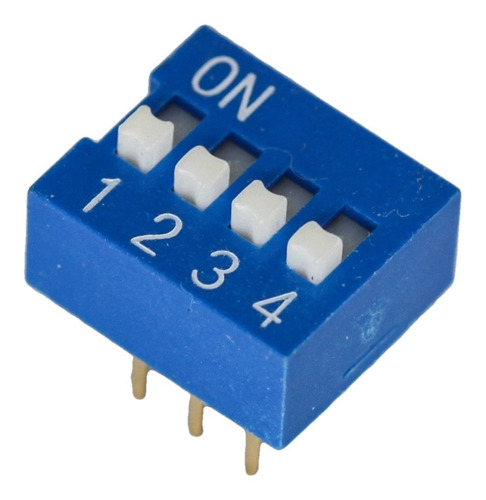 2u Dip Switch 4 Posiciones Llaves Interruptores Arduino Htec