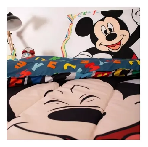 Acolchado Infantil Mickey Mouse Disney Piñata 1 1/2 Plaza