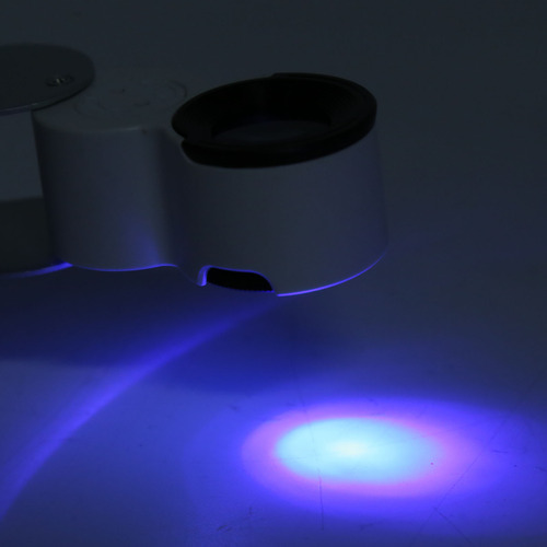 Lupa De Joyería De 45x, Lupa Portátil Con Luz Uv Led