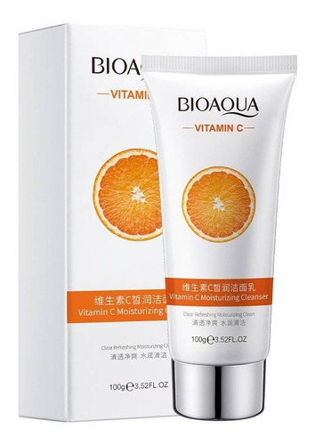 Limpiador Facial Bioaqua Vitamina C Aclara Unifica Manchas Momento de aplicación Día/Noche Tipo de piel Todo tipo de piel