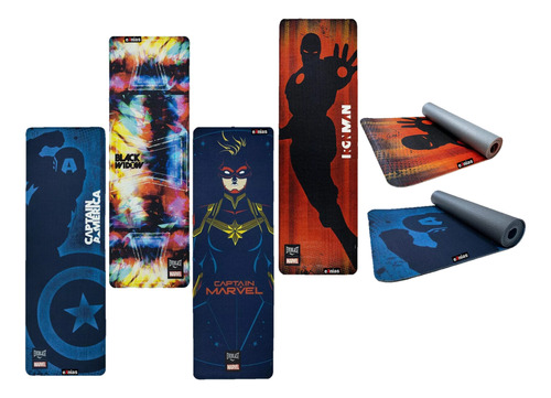 Yoga Mat Everlast Colchoneta Ejercicio Marvel 5 Mm Avengers