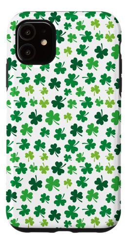 iPhone 11 Shamrock Irish Pattern St Patric B08dl561x4_290324