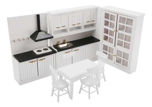 Mueble De Cocina En Miniatura Para Casa De Muñecas, Juguete