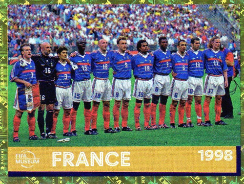 Mundial Qatar 2022. Figurita N° Fwc 27. Francia 1998. L47!!!