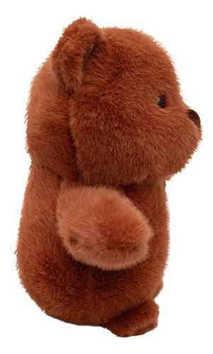 Peluche Chico De Animales Ultra Suave Y Esponjoso Color Café