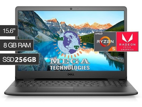 Portátil Dell 3505, Ryzen 5, 8gb, Ssd 256gb, Español, W10