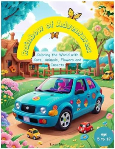 Libro: Rainbow Of Adventures: Coloring The World With Cars, 