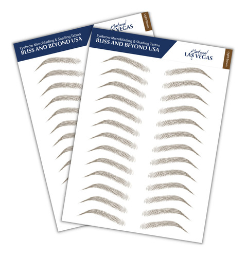 Pegatinas Para Tatuajes De Cejas Bliss And Beyond Usa, Imper