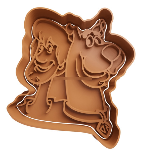  Cortador De Galletas Scooby Doo Y Shaggy 10cm