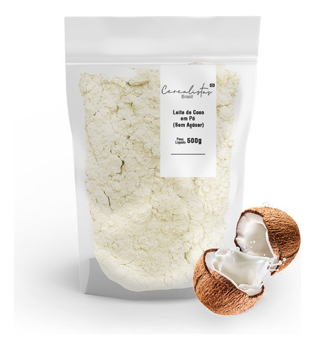 Leite De Coco Em Pó Kit 4x 500g Zero Maltodextrina E Açúcar