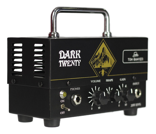 Imagem 2 de 9 de Cabeçote Tom Sawyer Dark Twenty 20w + Gabinete 1x8 + Cabo