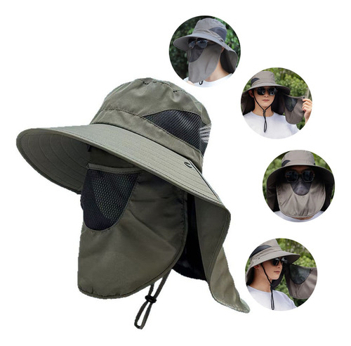 Sombrero Para El Sol Gorracon Proteccion Cuello Y Cara