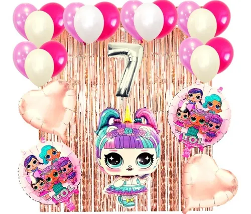 Combo Globos De Cumplea os Chicas Lol Kit Completo MercadoLibre