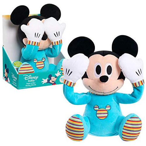 Disney Baby Peek-a-boo Plush, Mickey Mouse, Niños Con Licenc