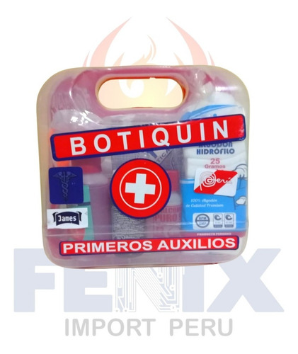 Botiquin Portátil De Primeros Auxilios Tipo Lonchera