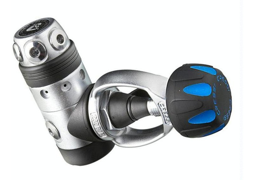 Imagen 4 de 7 de Regulador Buceo Cressi Ac10 Steel Octopus Ellipse Y Consola